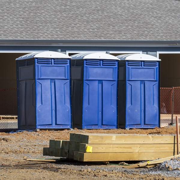 what is the cost difference between standard and deluxe porta potty rentals in Junction City LA